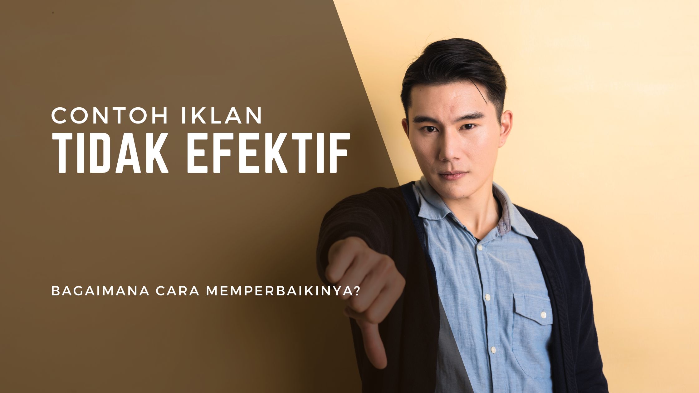 contoh iklan tidak efektif